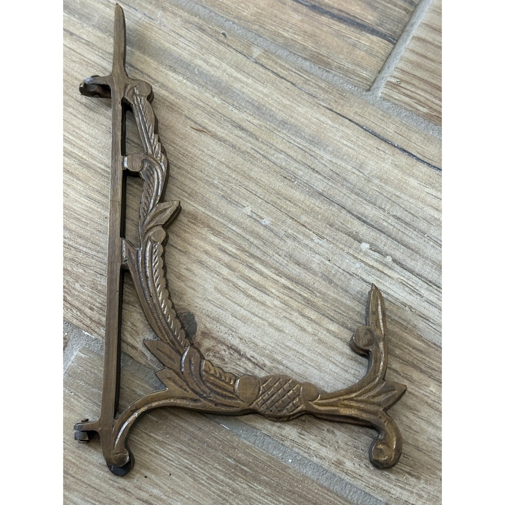 Easel‎ Display Stand Decorative Design Solid Brass Folding Large Size 8"